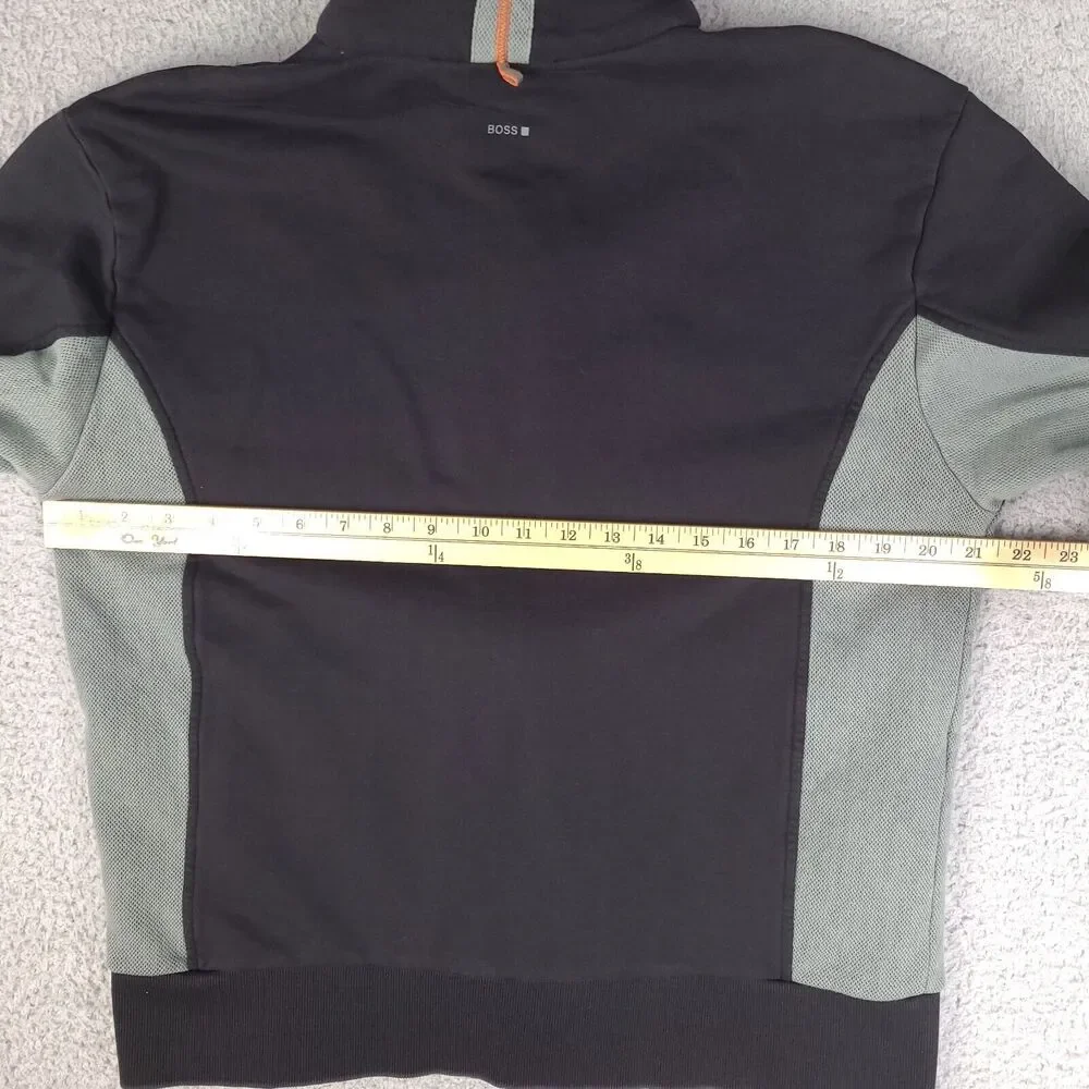 Boss Hugo Track‎ Jacket Mens Medium Black Full Zip
